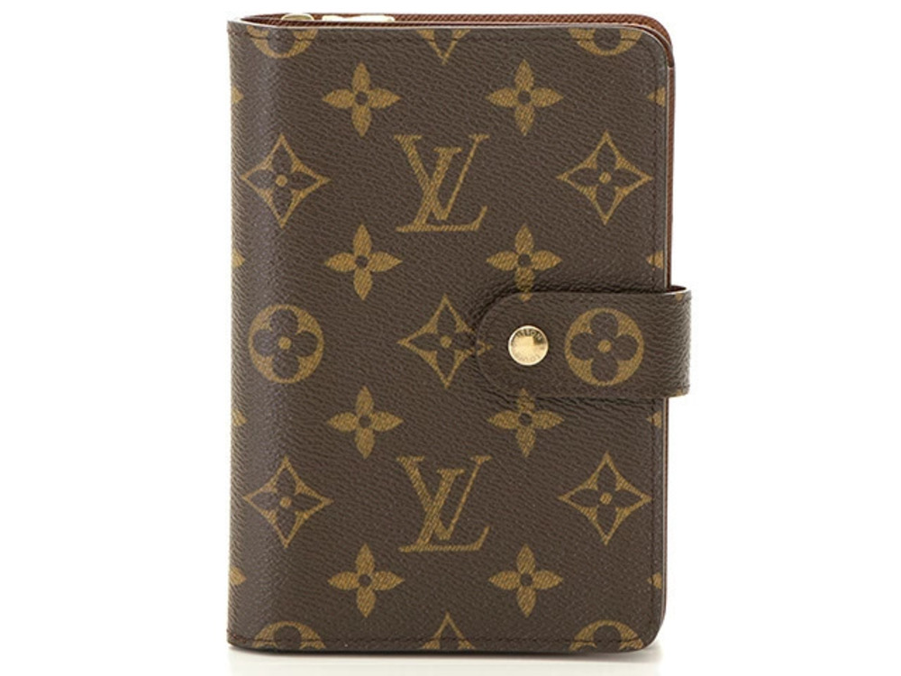 LOUIS VUITTON Bi fold Wallet Portefeuille Zip Monogram